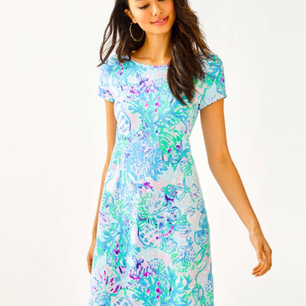 Lilly Pulitzer Marlowe Boatneck T-Shirt Dress -NWT